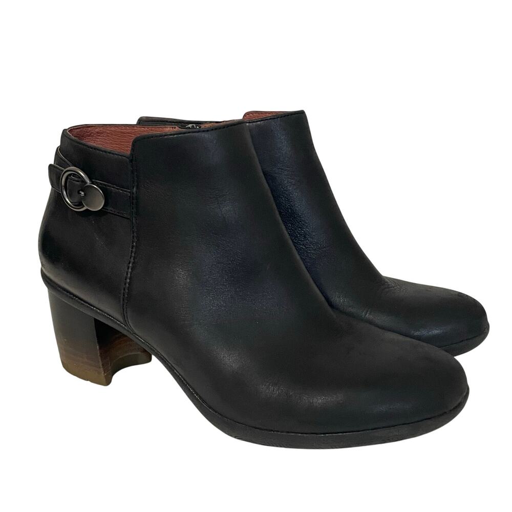 Dansko Perry Women’s Ankle Boots Waterproof Nubuck US 8.5 9 EU 39 Black